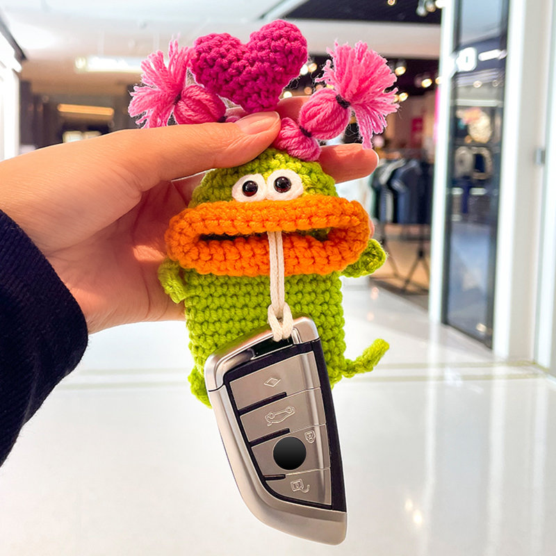 🎁Creative pull-out Hand Knitted Wool Car Key Cover-🔥Buy More Save More🔥