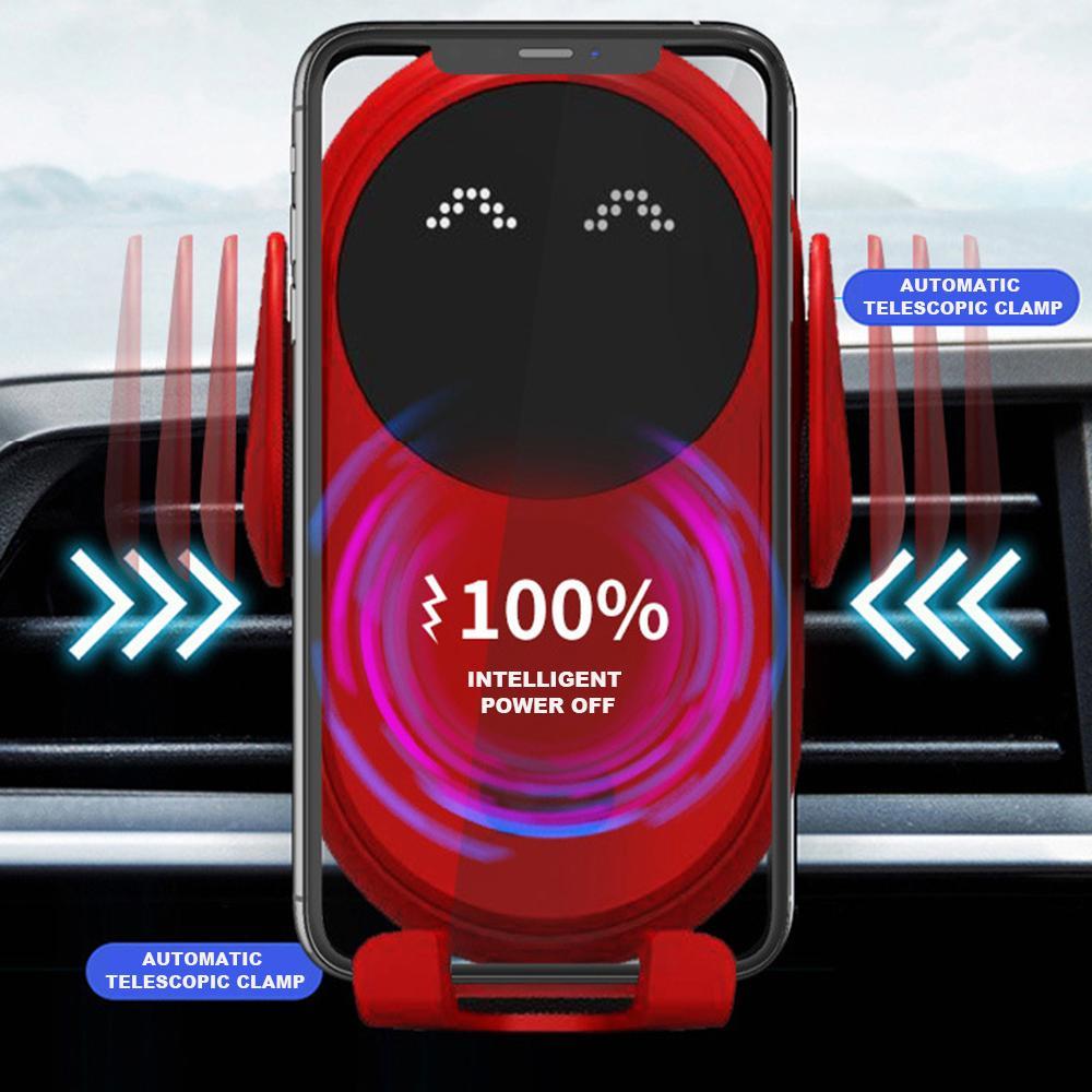 CAR WIRELESS AUTO-SENSING CHARGER PHONE HOLDER
