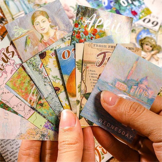 365 retro material tear calendar