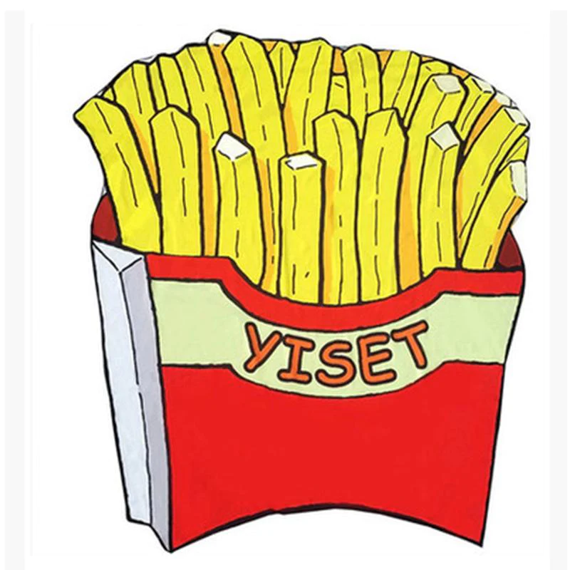 Fun And Fancy Beach Towel🍩🍕🍟