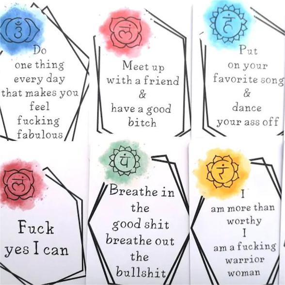 Funny Affirmation Card Gift With Storage Pouch Self-Improvement Wear Cards Good Workmanship