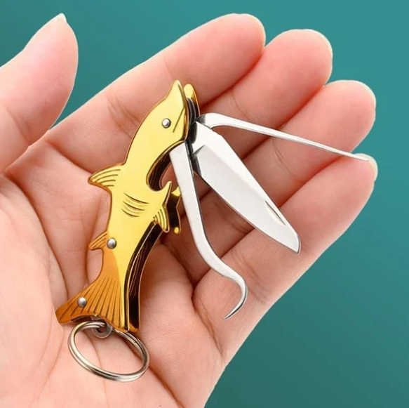 🎄CHRISTMAS PRE SALE🔥Dolphin Multifunctional Folding Keychain🦈 - BUY 2 GET 1 FREE