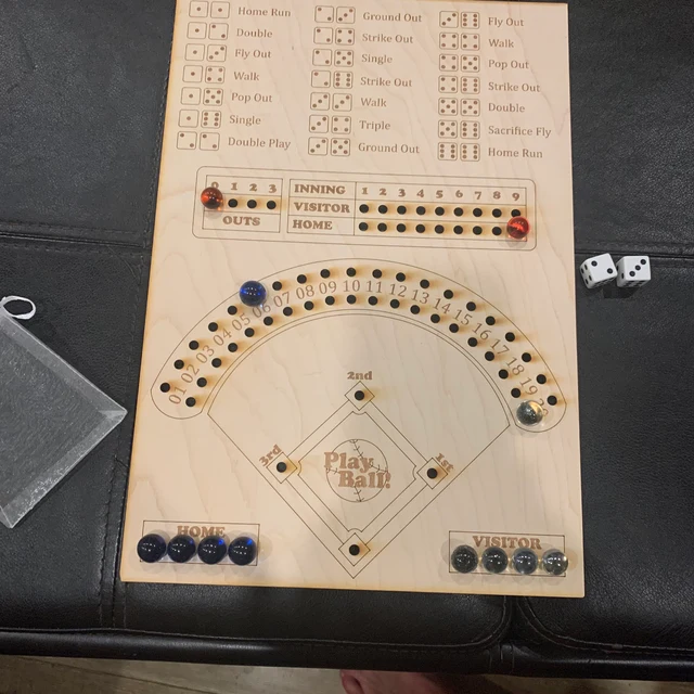 ⚾Baseball Dice Board Game🎲