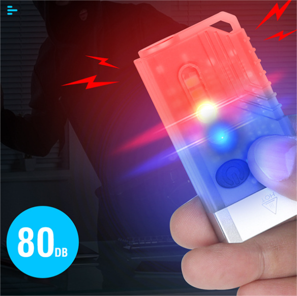 Small Powerful EDC Flashlight with Red UV Blue Light -Super Bright 1000LM