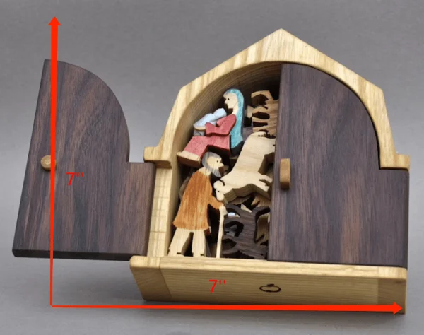 🎅Holiday Promotion 40% Off🔥The Christmas Story Unique Nativity Set Wooden Nativity Scene