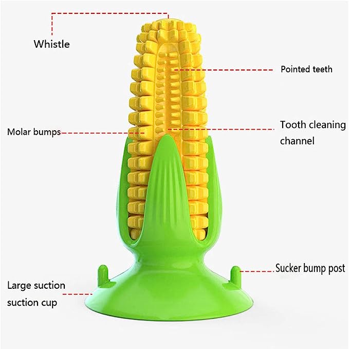 🐶Teething Squeaky Corn Toy🌽