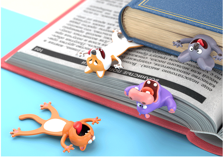 🔥 Hot Sale 🔥3D Hilarious Animal Bookmarks❤