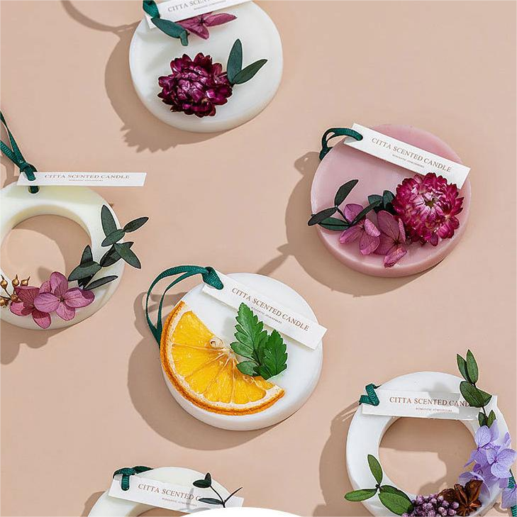 Wardrobe essential oil aromatherapy wax tablet souvenir