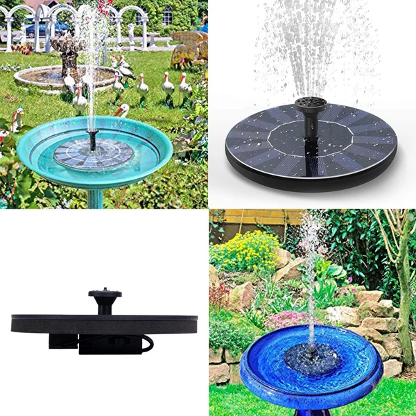 (🔥Hsale Sale- SAVE 48% OFF🔥) Solar-Powered Bird Fountain Kit