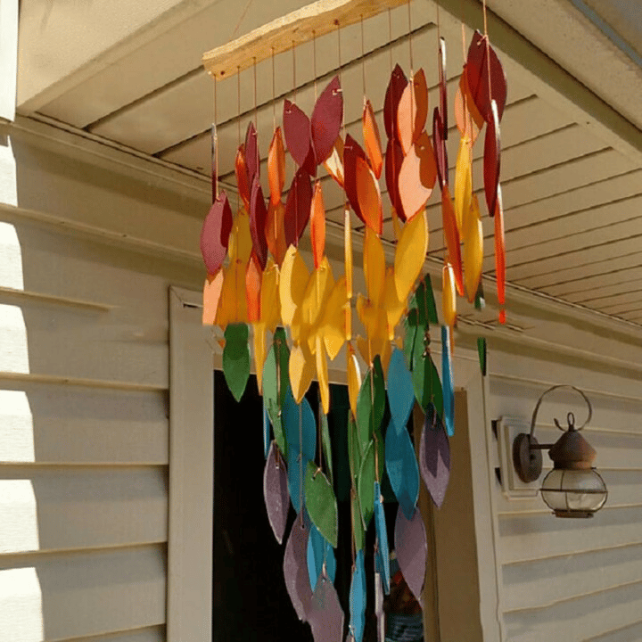 Rainbow Leaves Wind Chime-Buy More Save More