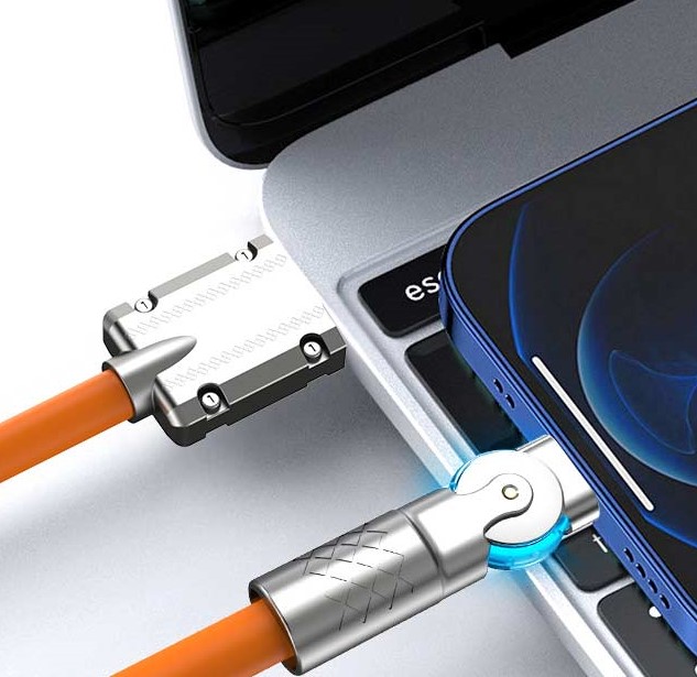 180° Rotating Fast Charge Cable