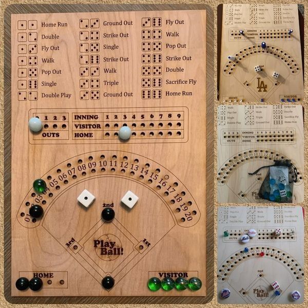 🎲BASEBALL DICE BOARD GAME