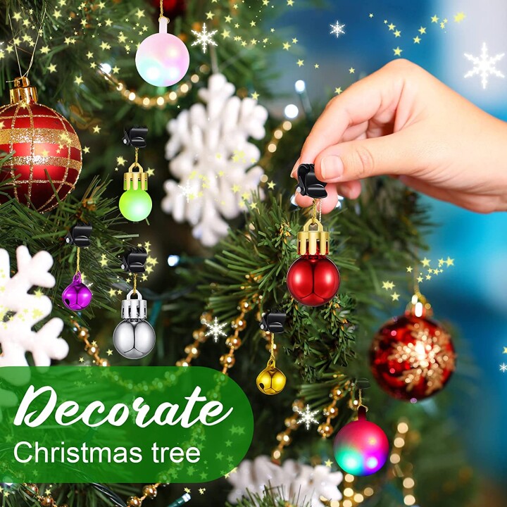 (🎄 Early Christmas Deals -40% Off ) Mini Fun Christmas Ornaments - Mustache Clips - 🎁 Funniest Prank Gifts
