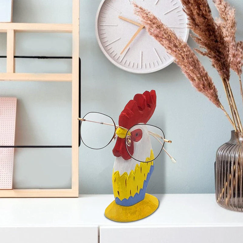 🐅🦓🎅🐓 3D Animal Spectacle Stand Made of Wood