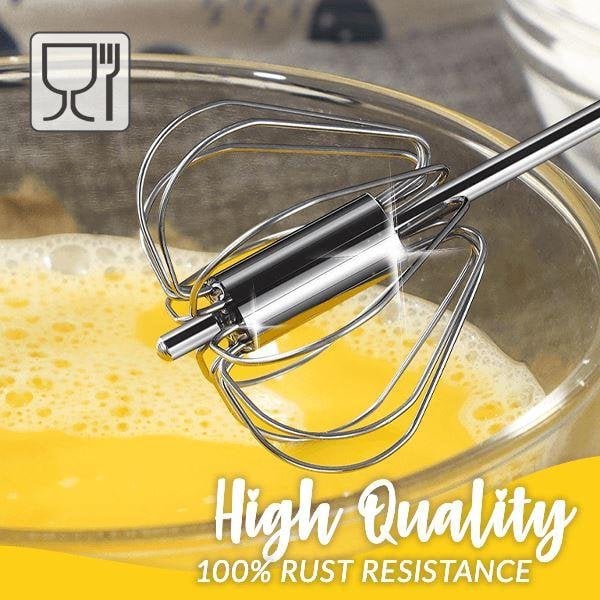 🔥BIG SALE - 50% OFF🔥Stainless Steel Semi-Automatic Whisk