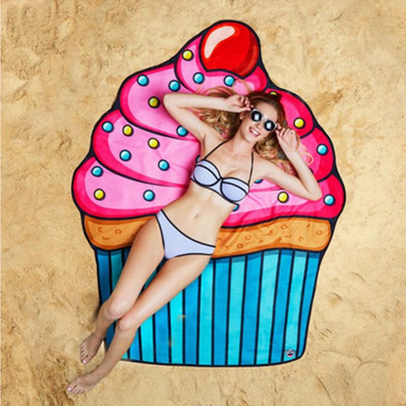 Fun And Fancy Beach Towel🍩🍕🍟