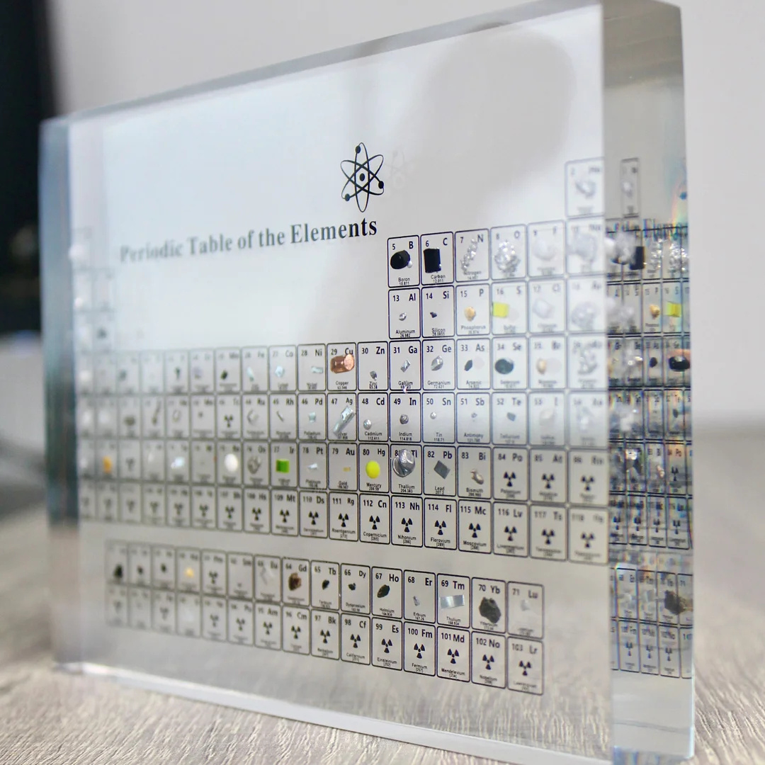 💝Collector's Edition 💝 Periodic Table With Real Elements