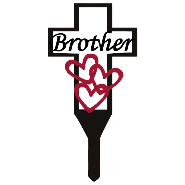 💖Cemetery Memorial Cross Stake for Parents