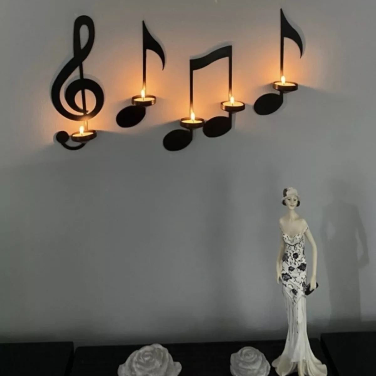 🔥HOT-49%OFF🔥Black Music Note Wall Sconce💡