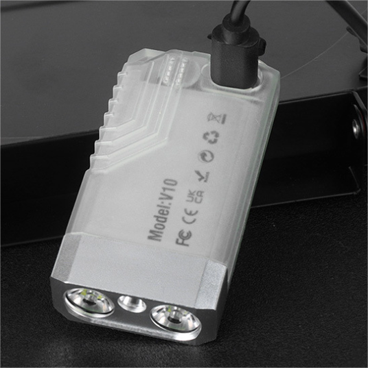 Small Powerful EDC Flashlight with Red UV Blue Light -Super Bright 1000LM