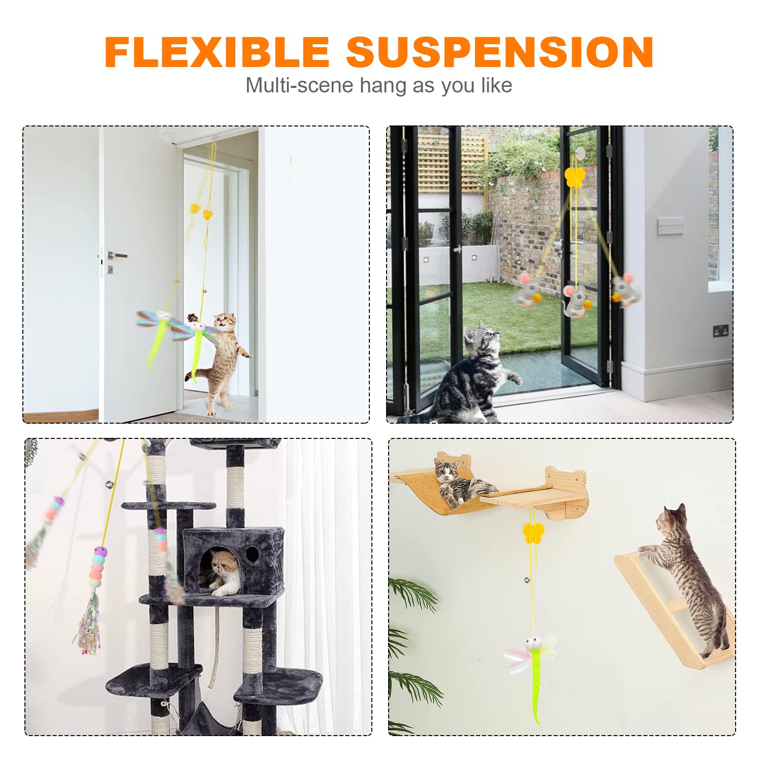 New Hanging Cat Teasing Toys