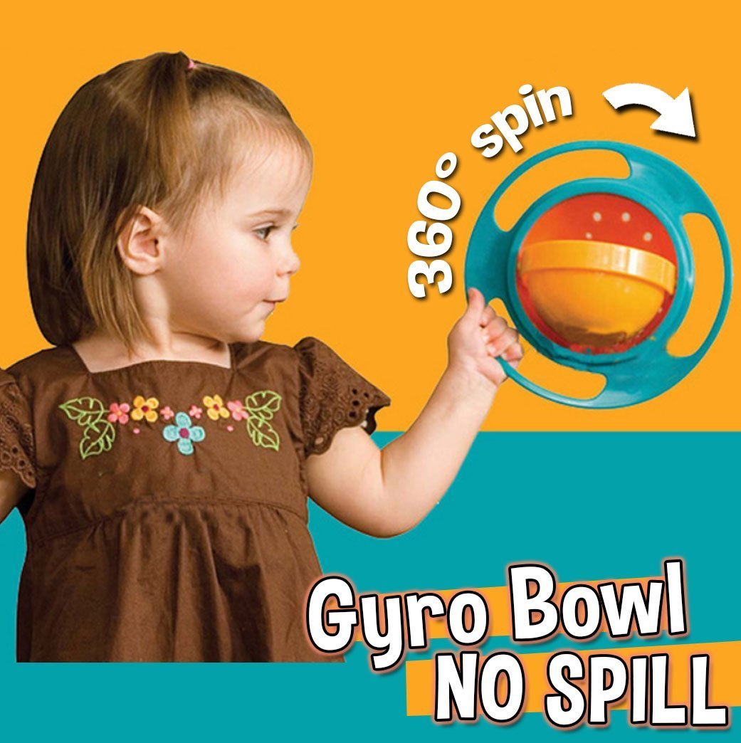 🔥(HOT Sale 48% OFF)👶360° Rotate Spill-Proof Bowl