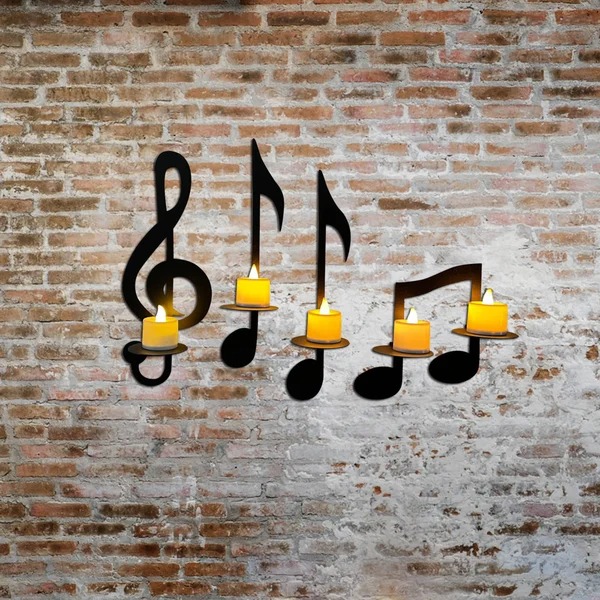 🔥HOT-49%OFF🔥Black Music Note Wall Sconce💡