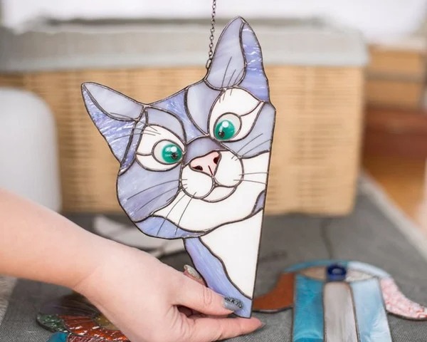 CAT SUNCATCHER PERFECT GIFT FOR CAT LOVERS