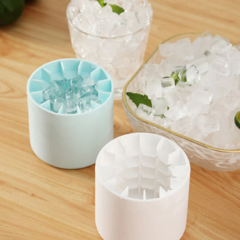 Cylindrical Silicone Ice Cube Mold