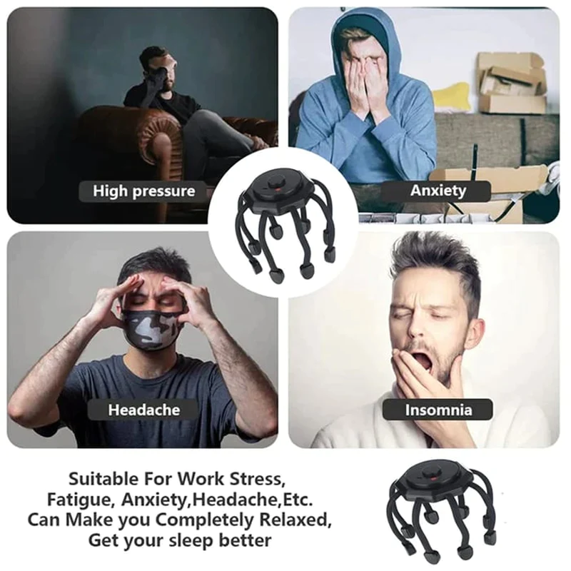 💆💆‍♂️💆💆‍♂️Octopus Head Massager 💝