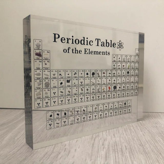 💝Collector's Edition 💝 Periodic Table With Real Elements