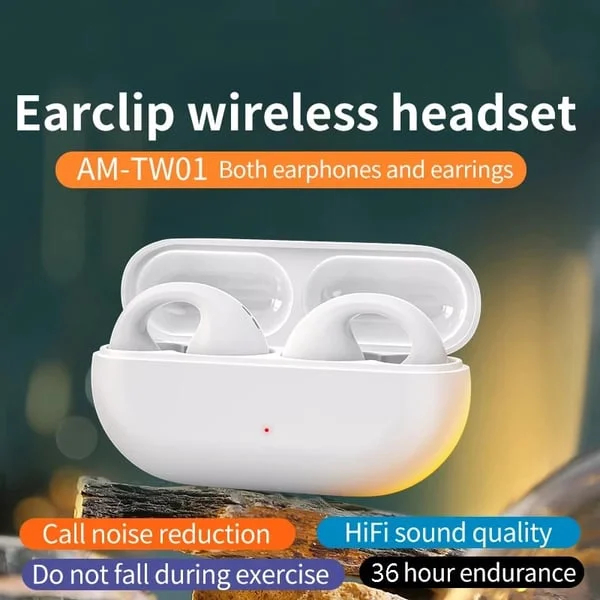 🔥Hot Sale - 49% OFF🎁 Wireless Ear Clip Bone Conduction Headphones