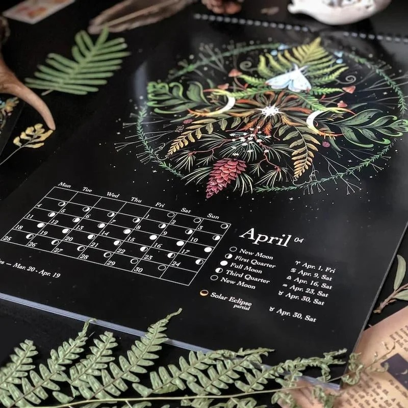 🎁Christmas Gift Sale-40% Off🎄2023 Dark Forest Lunar Calendar