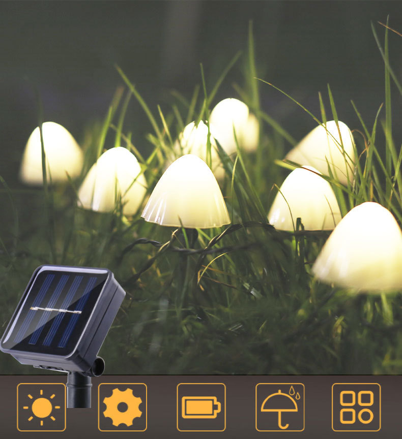 ✨Outdoor Solar Mushroom Lights For Garden Decoration🍄