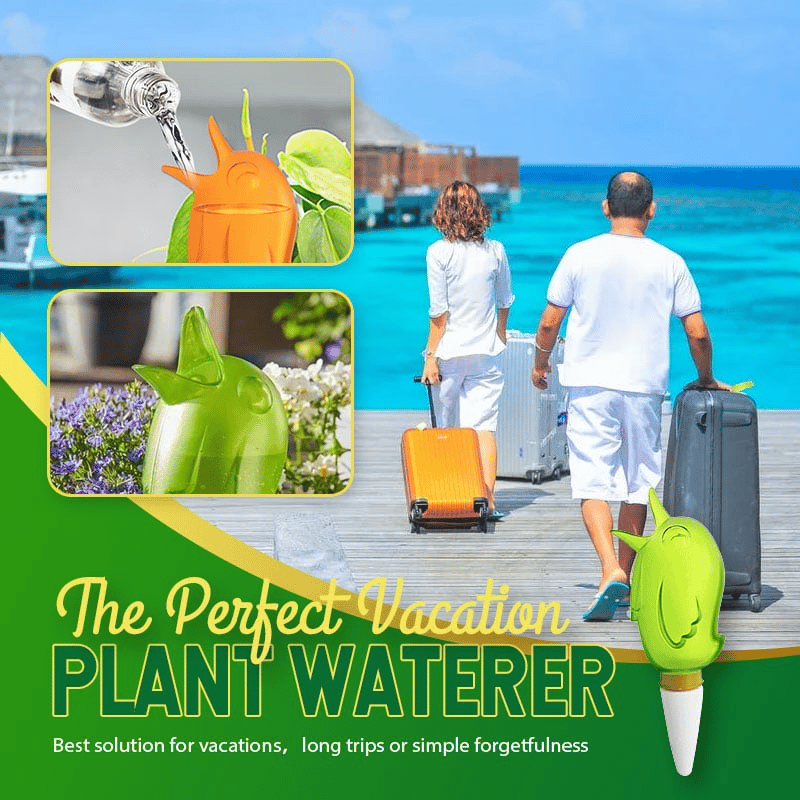 Last day sale-49% off🐦Self Spike Planter Drip Watering Bird