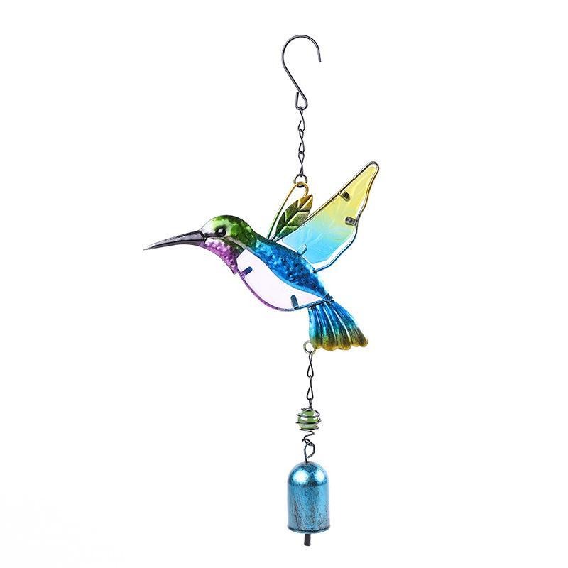 Metal Hummingbird Wind Chimes