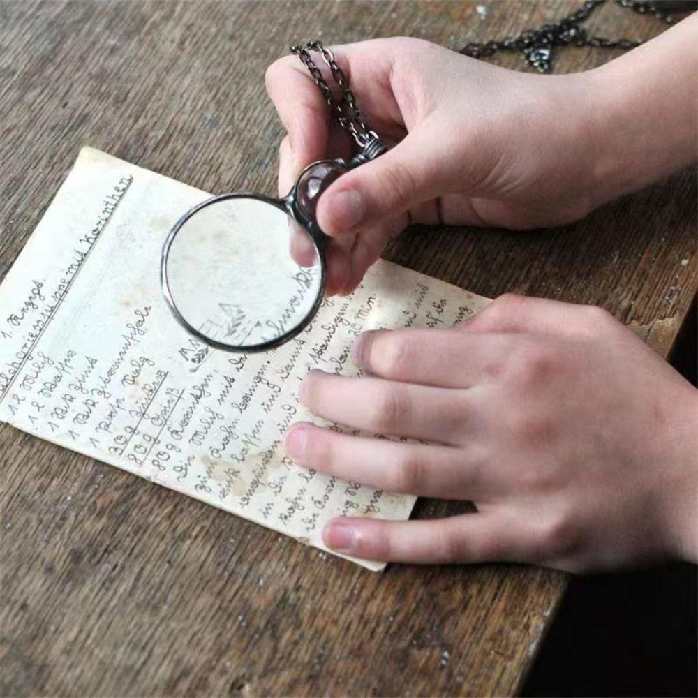 🎁Mother's Day Sale 50% OFF-Magnifying Glass Necklace gift (Buy 2 Get