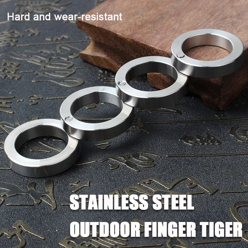  👊Stainless Steel Outdoor Rotatable Folding Ring🔥
