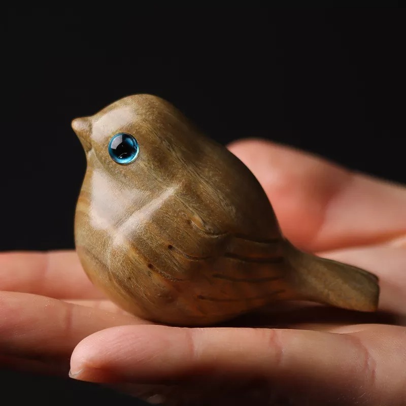 🐦Handmade Wood Carved Bird