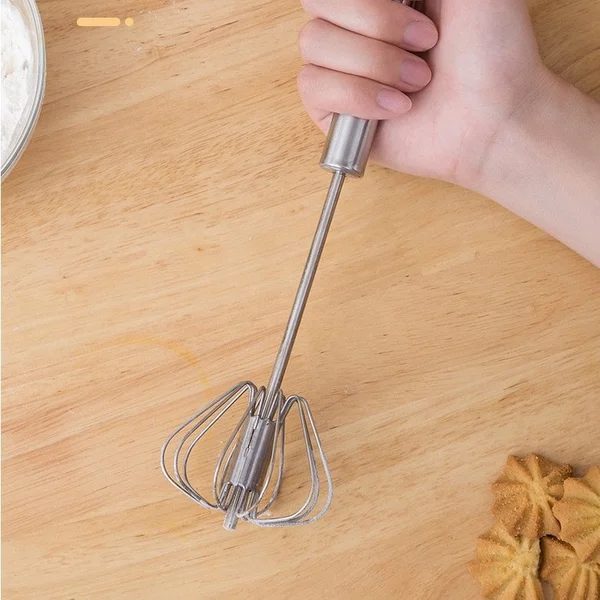 🔥BIG SALE - 50% OFF🔥Stainless Steel Semi-Automatic Whisk