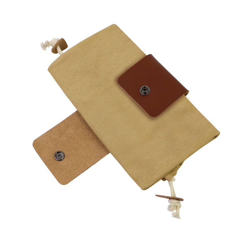 🔥HOT SALE🔥-Belt Leather And Canvas Bushcraft Bag