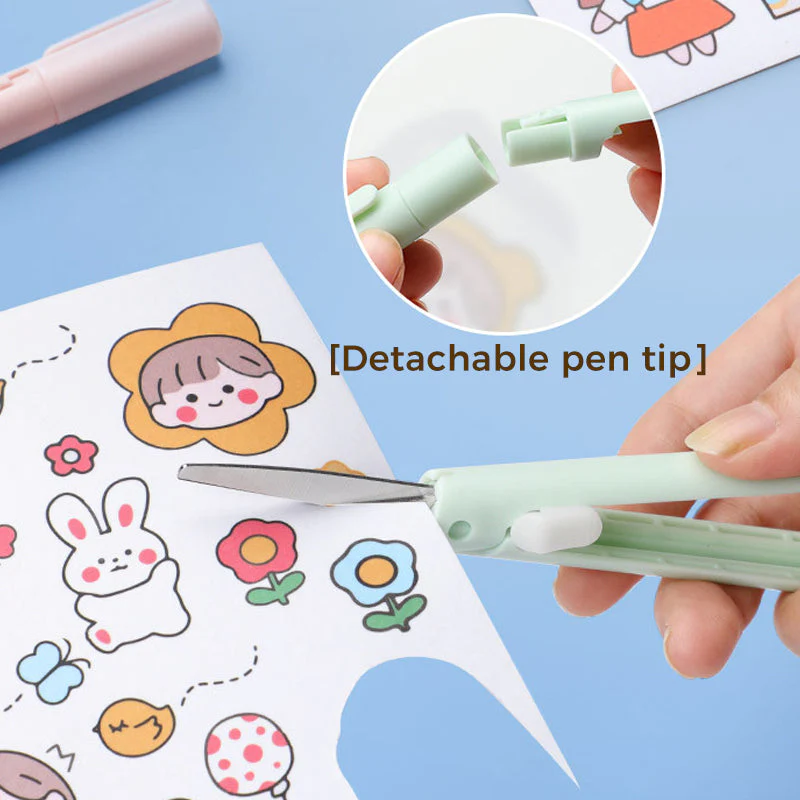 ✂️Mini Folding Pen Scissors Graving Knife for Kids👼-Buy 1 Get 1 Free