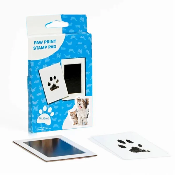 Paw print ink pads for dogs and cats