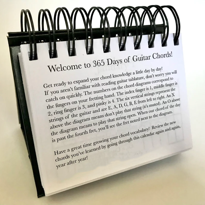 ✨Special Gift-🎸-365 Days Guitar Chords Calendar📅