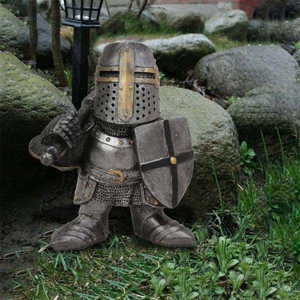🛡🗡Medieval Crusader Knight Statue