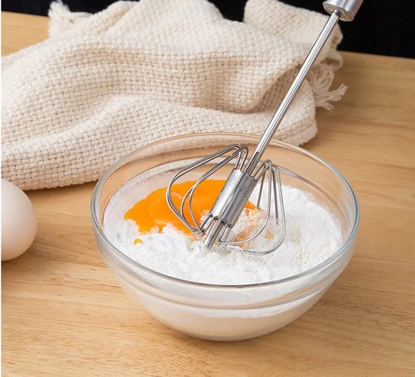 🔥BIG SALE - 50% OFF🔥Stainless Steel Semi-Automatic Whisk