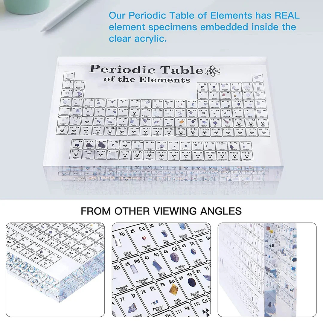💝Collector's Edition 💝 Periodic Table With Real Elements