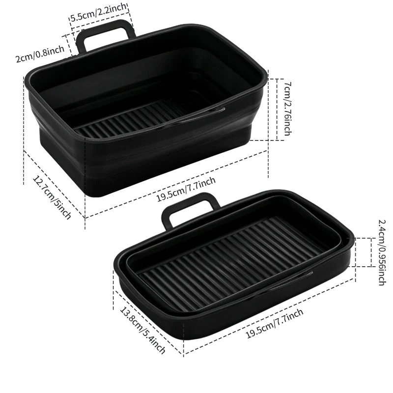 🎊NEW ARRIVAL🎊 Foldable Air Fryer Silicone Baking Tray
