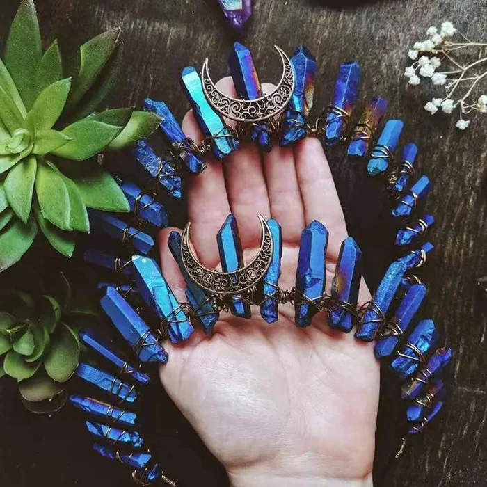 🔥Handmade Natural Crystal Crown