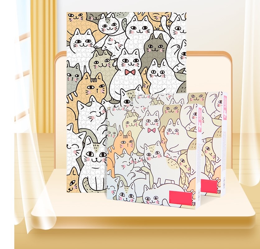 🎇New Arrival - Cute Cat Puzzle 1000pcs🐈